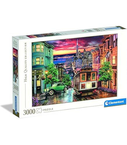 Amazon.com: Clementoni - 33552 Collection Manhattan Balcony Sunset